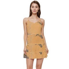 Waves Aesthetic Ocean Retro Sea Vintage Short Frill Dress by uniart180623