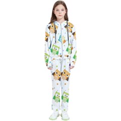 Owl Bird Kids  Tracksuit by uniart180623
