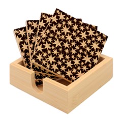 Shiny Glitter Stars Bamboo Coaster Set by uniart180623