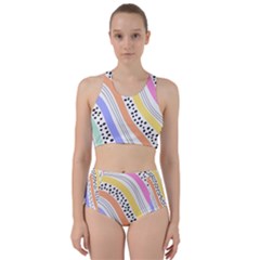 Background Abstract Wallpaper Racer Back Bikini Set by uniart180623