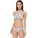 Background Abstract Wallpaper Banded Triangle Bikini Set View1