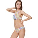 Background Abstract Wallpaper Banded Triangle Bikini Set View2