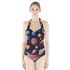 Planet Star Fantasy Halter Swimsuit by Simbadda