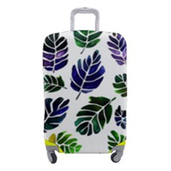 Leaves Watercolor Ornamental Decorative Design Luggage Cover (small) by Simbadda
