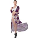 Rosette Kaleidoscope Mosaic Abstract Background Art Maxi Chiffon Beach Wrap View1