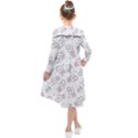 Cute Pattern With Easter Bunny Egg Kids  Midi Sailor Dress View2
