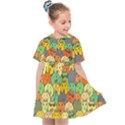 Seamless Pattern With Doodle Bunny Kids  Sailor Dress View1