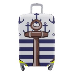 Anchor Background Design Luggage Cover (small) by Simbadda