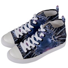 We Are The Future Women s Mid-top Canvas Sneakers by dflcprintsclothing