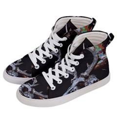 Deer Skull Women s Hi-top Skate Sneakers by MonfreyCavalier