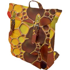 Abstract Oil Painting Buckle Up Backpack by Excel
