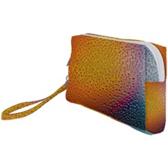 Rain Drop Abstract Design Wristlet Pouch Bag (small) by Excel