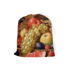 Fruits Drawstring Pouch (large) by Excel