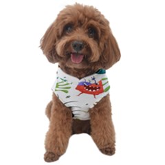 Dangerous-streptococcus-lactobacillus-staphylococcus-others-microbes-cartoon-style-vector-seamless-p Dog Sweater by Simbadda