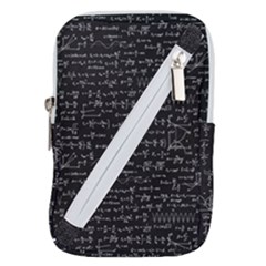 Math-equations-formulas-pattern Belt Pouch Bag (large) by Simbadda
