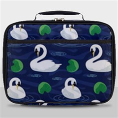Swan-pattern-elegant-design Full Print Lunch Bag by Simbadda