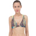 Building Urban Architecture Tower Classic Banded Bikini Top View1