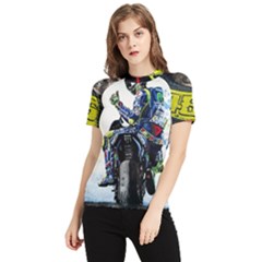 Download (1) D6436be9-f3fc-41be-942a-ec353be62fb5 Download (2) Vr46 Wallpaper By Reachparmeet - Download On Zedge?   1f7a Women s Short Sleeve Rash Guard by AESTHETIC1