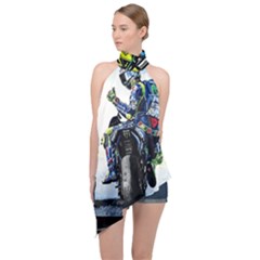 Download (1) D6436be9-f3fc-41be-942a-ec353be62fb5 Download (2) Vr46 Wallpaper By Reachparmeet - Download On Zedge?   1f7a Halter Asymmetric Satin Top by AESTHETIC1