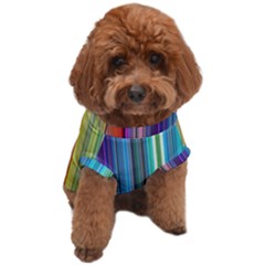 Color Stripes Dog T-shirt by Proyonanggan