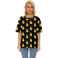 Rubber Duck Oversized Basic Tee by Valentinaart