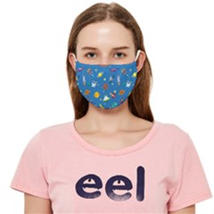 Space Rocket Solar System Pattern Cloth Face Mask (adult) by Bangk1t