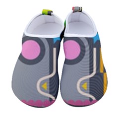 Pattern Geometric Abstract Colorful Arrow Line Circle Triangle Men s Sock-style Water Shoes by Bangk1t