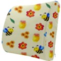 Seamless Background Honey Bee Seat Cushion View3