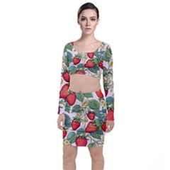 Strawberry Fruit Top And Skirt Sets by Amaryn4rt