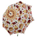 Dessert And Cake For Food Pattern Hook Handle Umbrellas (Medium) View2