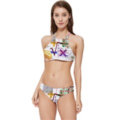 Mathematics Formula Physics School Banded Triangle Bikini Set by Grandong