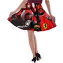Carlos Sainz A-line Skater Skirt View2