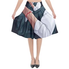 Moosewala Flared Midi Skirt by Mayank