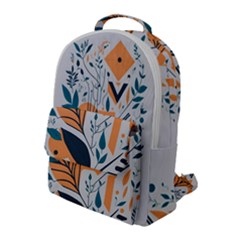 Pattern Flowers Design Nature Flap Pocket Backpack (large) by uniart180623
