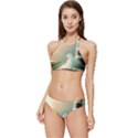 Sea Ocean Waves Lighthouse Nature Banded Triangle Bikini Set View1