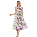 Mathematics Formula Physics School V-Neck Drawstring Shoulder Sleeveless Maxi Dress View2