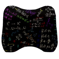 Mathematics  Physics Maths Math Pattern Velour Head Support Cushion by pakminggu