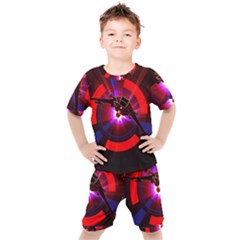 Science-fiction-cover-adventure Kids  T-shirt And Shorts Set by Cowasu