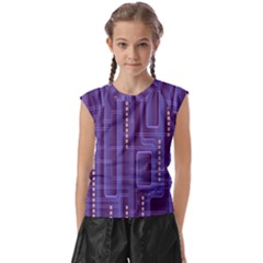 Background-non-seamless-pattern Kids  Raglan Cap Sleeve T-shirt by Cowasu