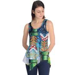 Game Starry Night Doctor Who Van Gogh Parody Sleeveless Tunic by Sarkoni