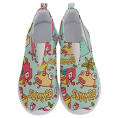 Summer Up Cute Doodle No Lace Lightweight Shoes by Bedest