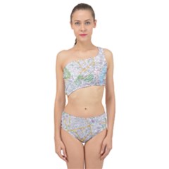 London City Map Spliced Up Two Piece Swimsuit by Bedest
