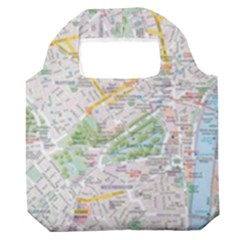 London City Map Premium Foldable Grocery Recycle Bag by Bedest