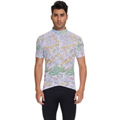 London City Map Men s Short Sleeve Cycling Jersey by Bedest