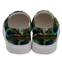 Peacock Feathers Men s Canvas Slip Ons View4