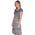 Atlantic Ocean Aerial View, Tierra Del Fuego, Argentina Classic Short Sleeve Dress View2