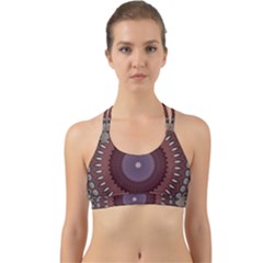 Art Pattern Design Back Web Sports Bra by Proyonanggan