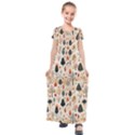 Pattern Seamless Kids  Short Sleeve Maxi Dress View1