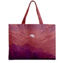 Aesthetic Pixel Art Landscape Zipper Mini Tote Bag View2