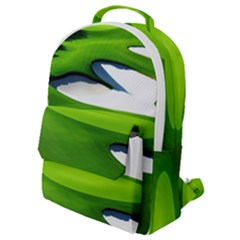 Golf Course Par Green Flap Pocket Backpack (small) by Sarkoni